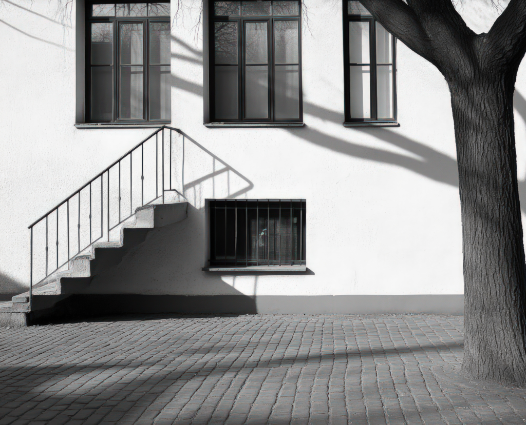 Exterior of vacant building with long shadows illustrating the effect of time on property holding costs